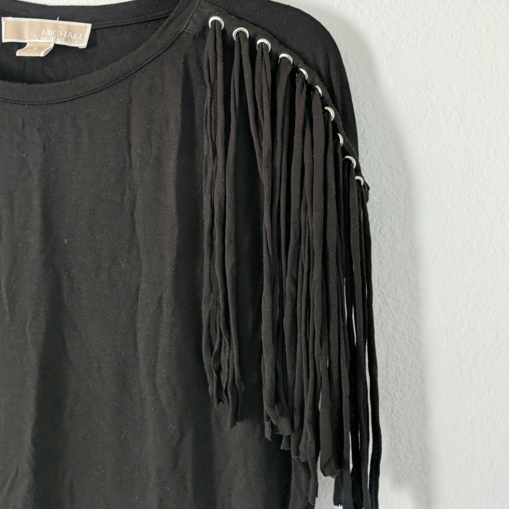 Fringe Shoulder Top